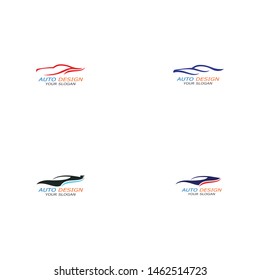 Simple sport car logo template inspiration