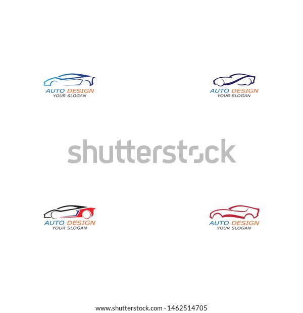 Simple sport car logo\
template inspiration
