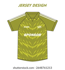 Patrón de Jersey Verde Deportivo Simple
