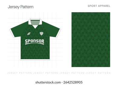 Simple sport jersey pattern design 