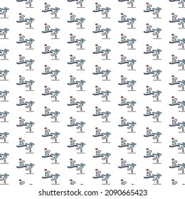 Simple sports pattern design and background art