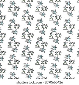 Simple sports pattern design and background art