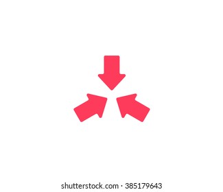 Simple, Sports vector logo in flat style.