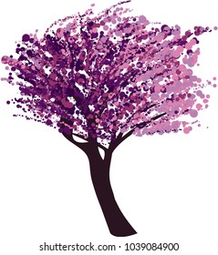 Simple Spring blossom tree