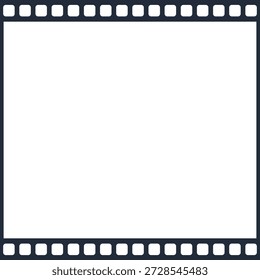 A simple square film negative frame (aspect ratio 1:1)