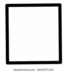 Simple Square Frame Border Vector