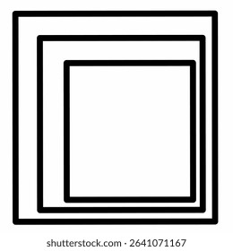Simple Square Frame Border Vector
