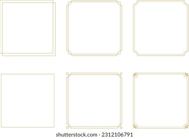 Square frame with navy blue glitter Royalty Free Vector