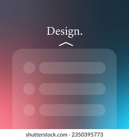 Simple square gradient background. Social media template vector illustration.