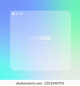 Simple square gradient background. Social media template vector illustration.