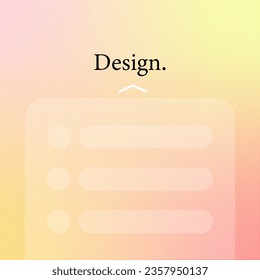 Simple square gradient background. Social media template vector illustration.