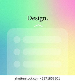 Simple square gradient background. Social media template vector illustration.