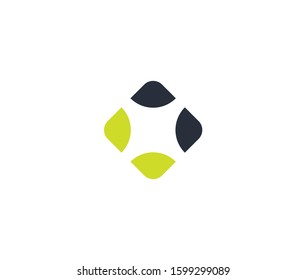 Simple Square Logo Icon Minimal emblem design template