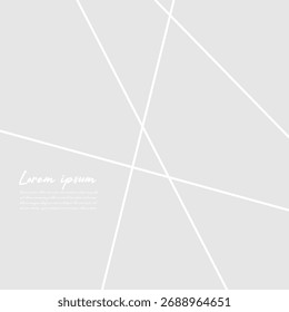 Quadro de mosaico geométrico de layout de colagem de foto quadrada simples
