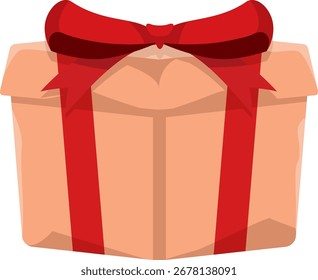 Simple square shaped happy package