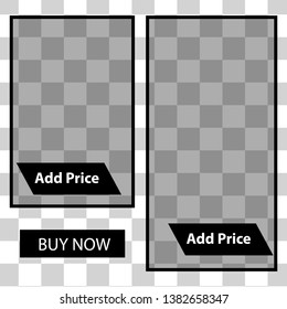 simple square social media post template and ads template 