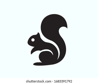 simple squirrel style logo design inspiration