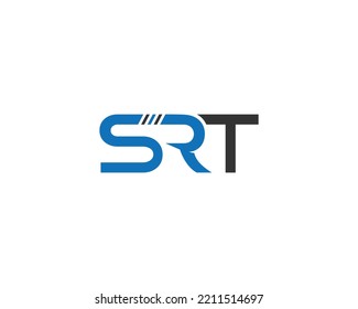 Simple SRT Letter Monogram With Modern Logo Designs Vector Template.