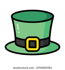 Simple St Patrick Day colorful icon. The icon can be used for websites, print templates, presentation templates, illustrations, etc	