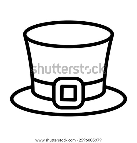 Simple St Patrick Day icon. The icon can be used for websites, print templates, presentation templates, illustrations, etc	