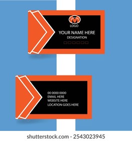 Simple Standard Fantastic Fabulous Delightful Business card Template