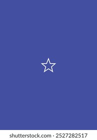 simple star design for home screen or t-shirt screen printing