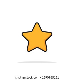 simple star design icons  for your web site design, logo, app, UI, vector illustration