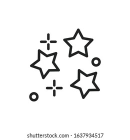 Simple star line icon. Stroke pictogram. Vector illustration isolated on a white background. Premium quality symbol. Vector sign for mobile app and web sites.