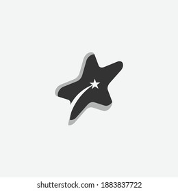 simple star logo design template