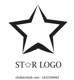 simple star logo. logo illustrations for companies, books, organizations, businesses, personal, products, and others. abstract logo