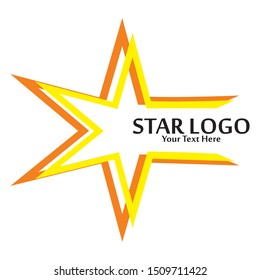 simple star logo. vector illustration of a business logo
