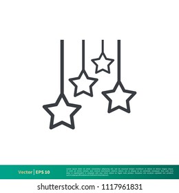 Simple Star Shape Icon Vector Logo Template Illustration Design. Vector EPS 10.