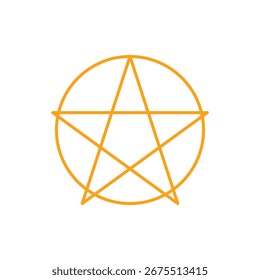 Elemento de diseño de signo de estrella simple