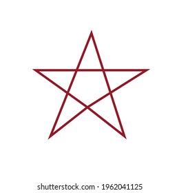Simple star symbol sign vector