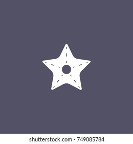 simple starfish icon