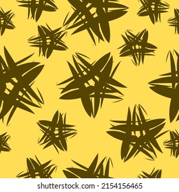 Simple stars seamless pattern for fabric or wallpapee
