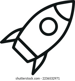 Simple start up line icon. Stroke pictogram. Vector illustration isolated on a white background. Premium quality symbol. Vector sign for mobile app and web sites.
