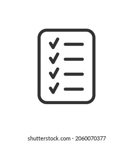 Simple stay at home line icon. Premium symbol in stroke style. Design of stay at home icon. Vector illustration.