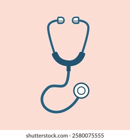 Simple Stethoscope Illustration For Healthcare Services