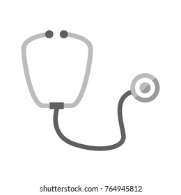 Simple Stethoscope Symbol Vector Graphic Illustration Design