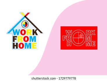 Simple stickers work from home