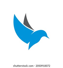 simple but still elegant bird logo design for your company