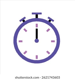 A Simple Stopwatch Illustration design