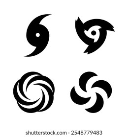 Diseño de ilustración de logotipo de tormenta simple