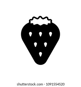 simple strawberry icon