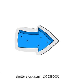 simple striker arrow icon