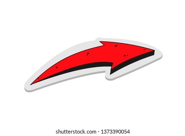 simple striker arrow icon