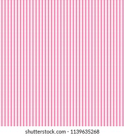 Simple stripe pattern with sweet pink,white and pink dash lines vertical parallel stripe.Vector stripe abstract background.Design for fabric,print cloth,fashion,textile.