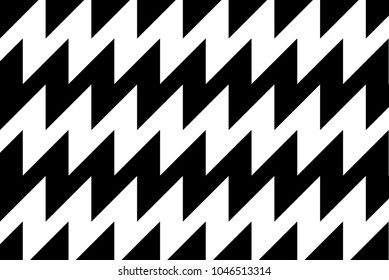 Simple striped background - black and white - vector pattern