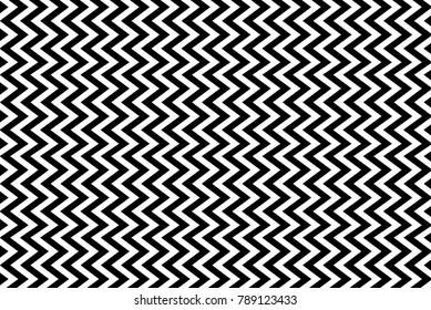 Simple striped background - black and white - vector pattern